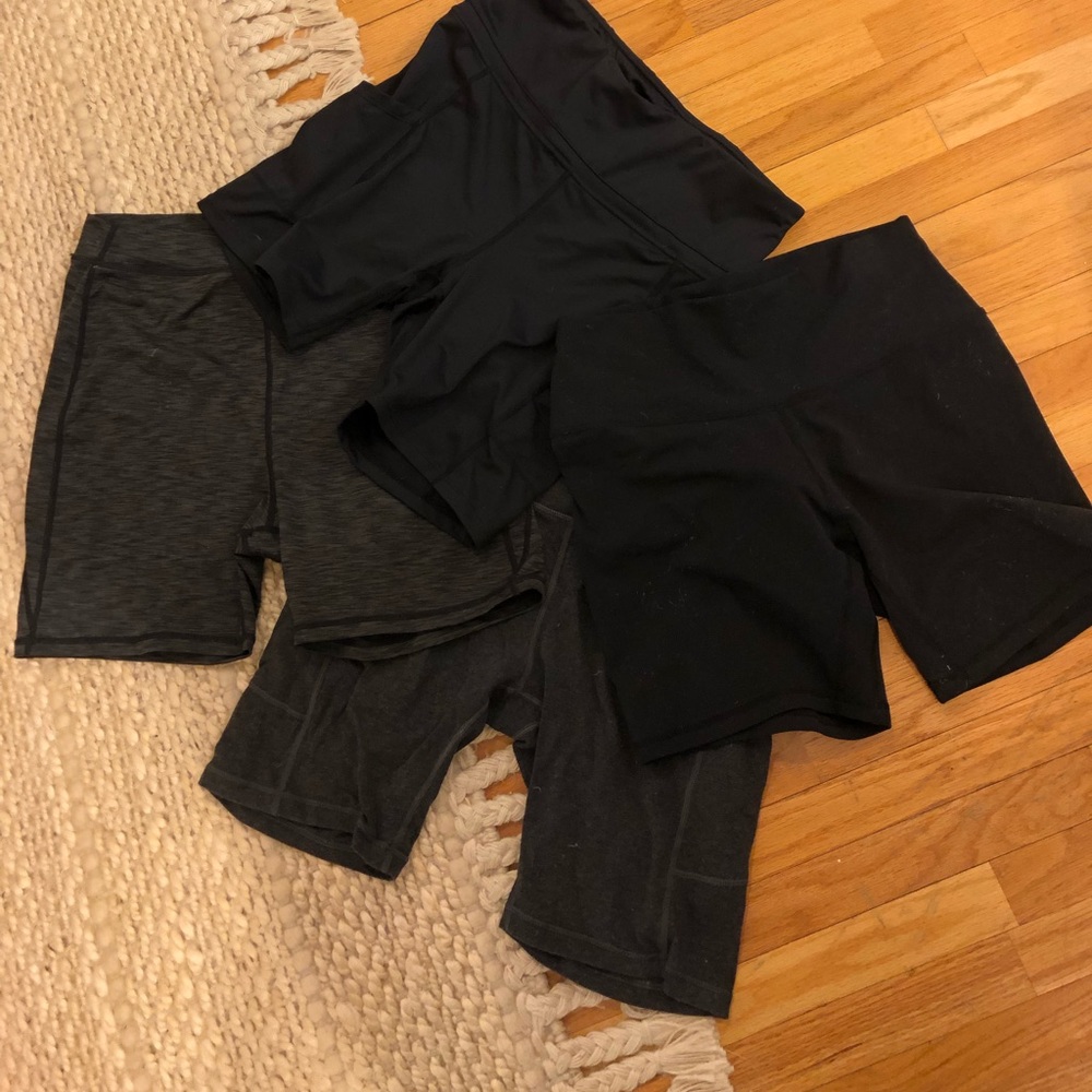 Various bike shorts